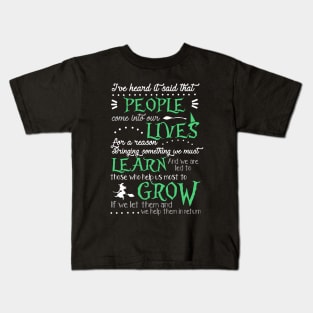 Wicked Musical Quote Kids T-Shirt